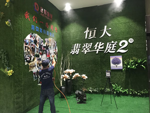 恒大集团翡翠华庭大型样板房甲醛治理菌霉防控项目