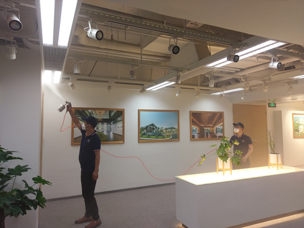 燕岭文化传播集团大型甲醛治理.菌霉防控项目