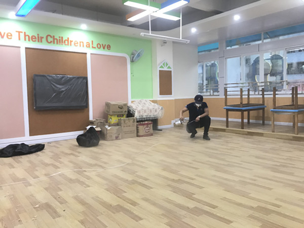 菁菁幼儿园大型甲醛治理.菌霉防控项目