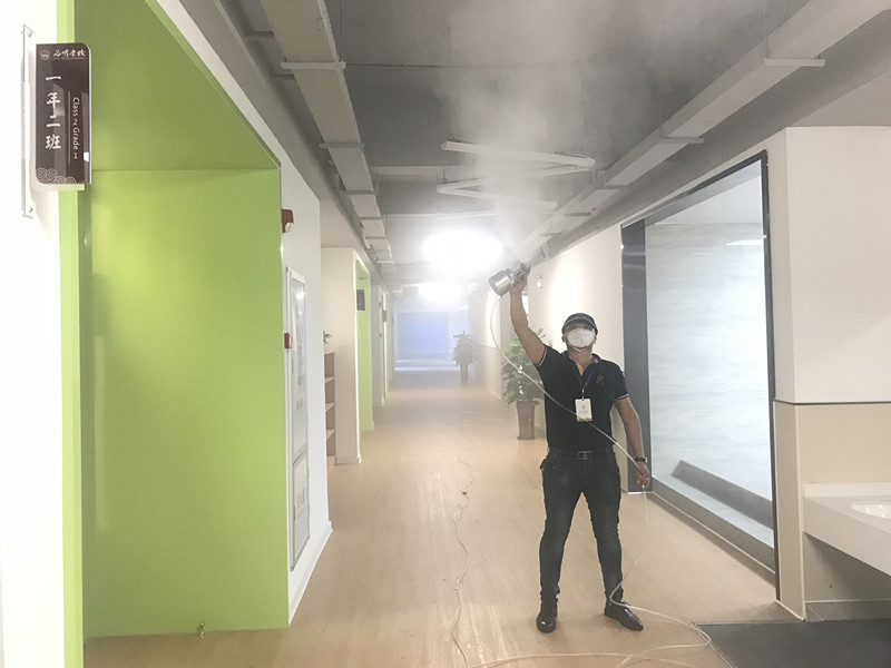 深圳市宝安区为明双语石岩学校大型甲醛治理.菌霉防控项目