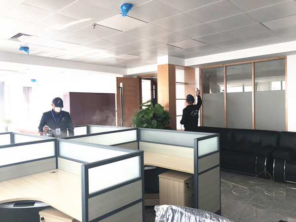 东莞日报传媒集团大型甲醛治理.菌霉防控工程