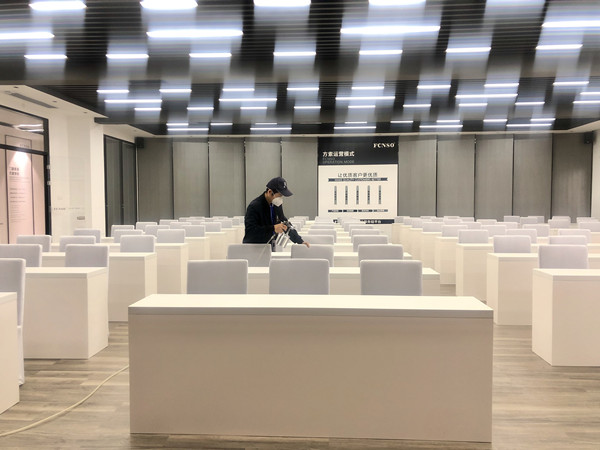 中国门窗研发基地方索集团大型甲醛治理.菌霉防控工程