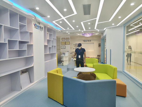 寓乐湾科技教育中心大型甲醛治理.装修除味工程
