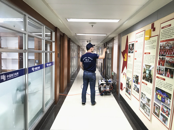 南方电网东莞供电局总部大型甲醛治理.装修除味工程