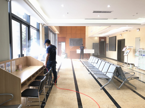 星城社区党群服务中心大型甲醛治理.装修除味工程
