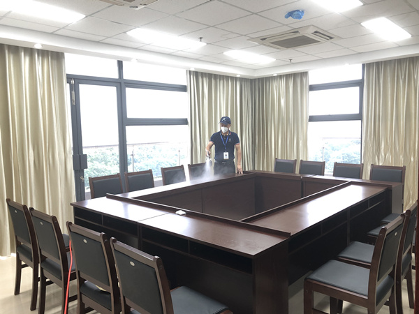 南城街道综合服务中心大型甲醛治理.装修除味工程