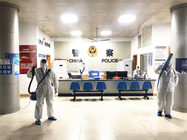 南城公安局大型防疫消毒工程