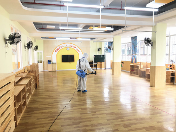 坝头幼儿园大型防疫消毒工程